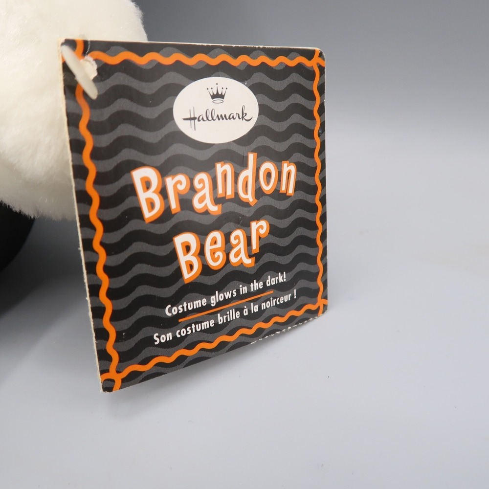 Halmark Brandon Bear Halloween Skeleton Plush Collectible - Picture 3 of 7